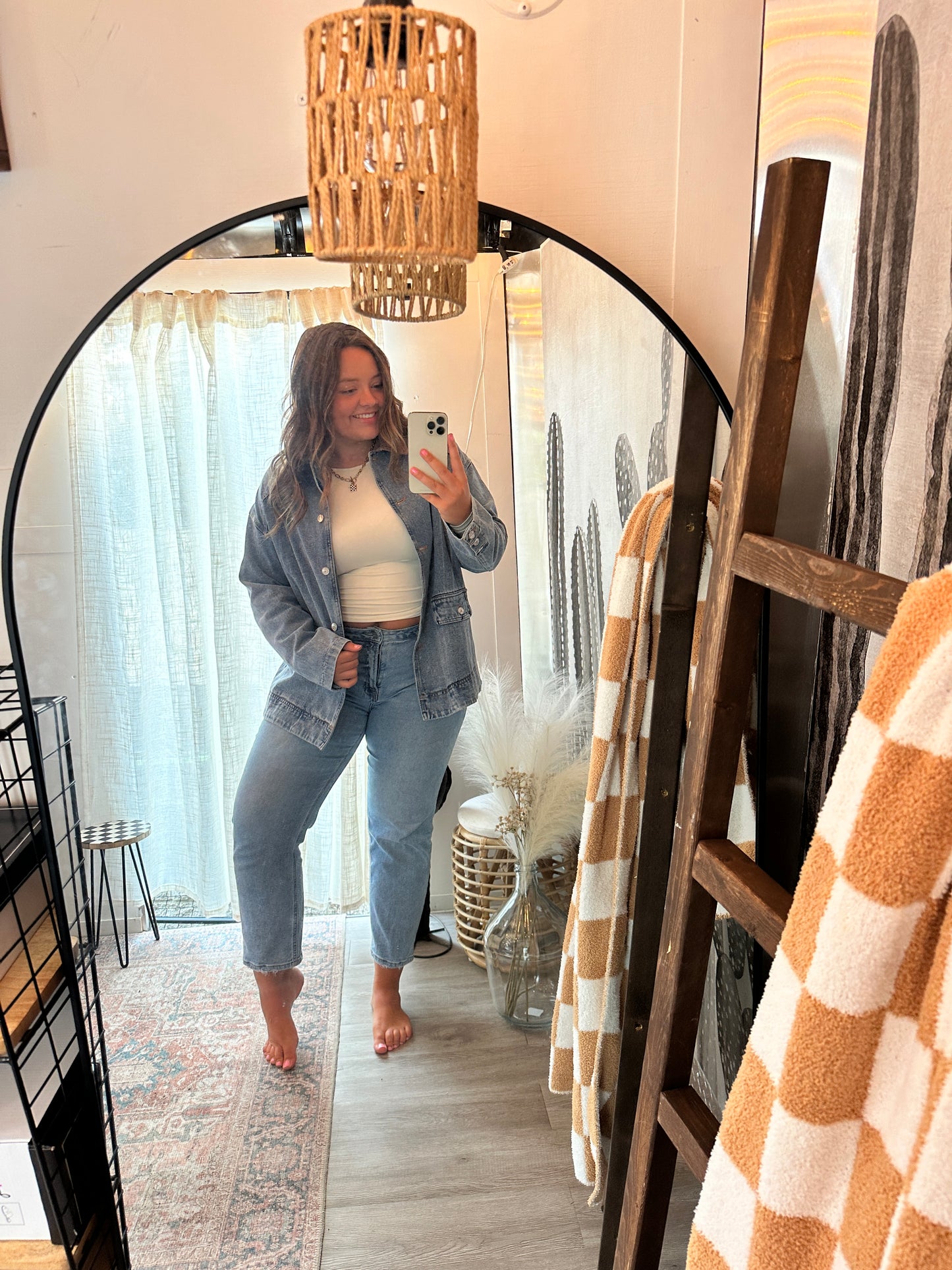 Denim & Corduroy Barn Coat