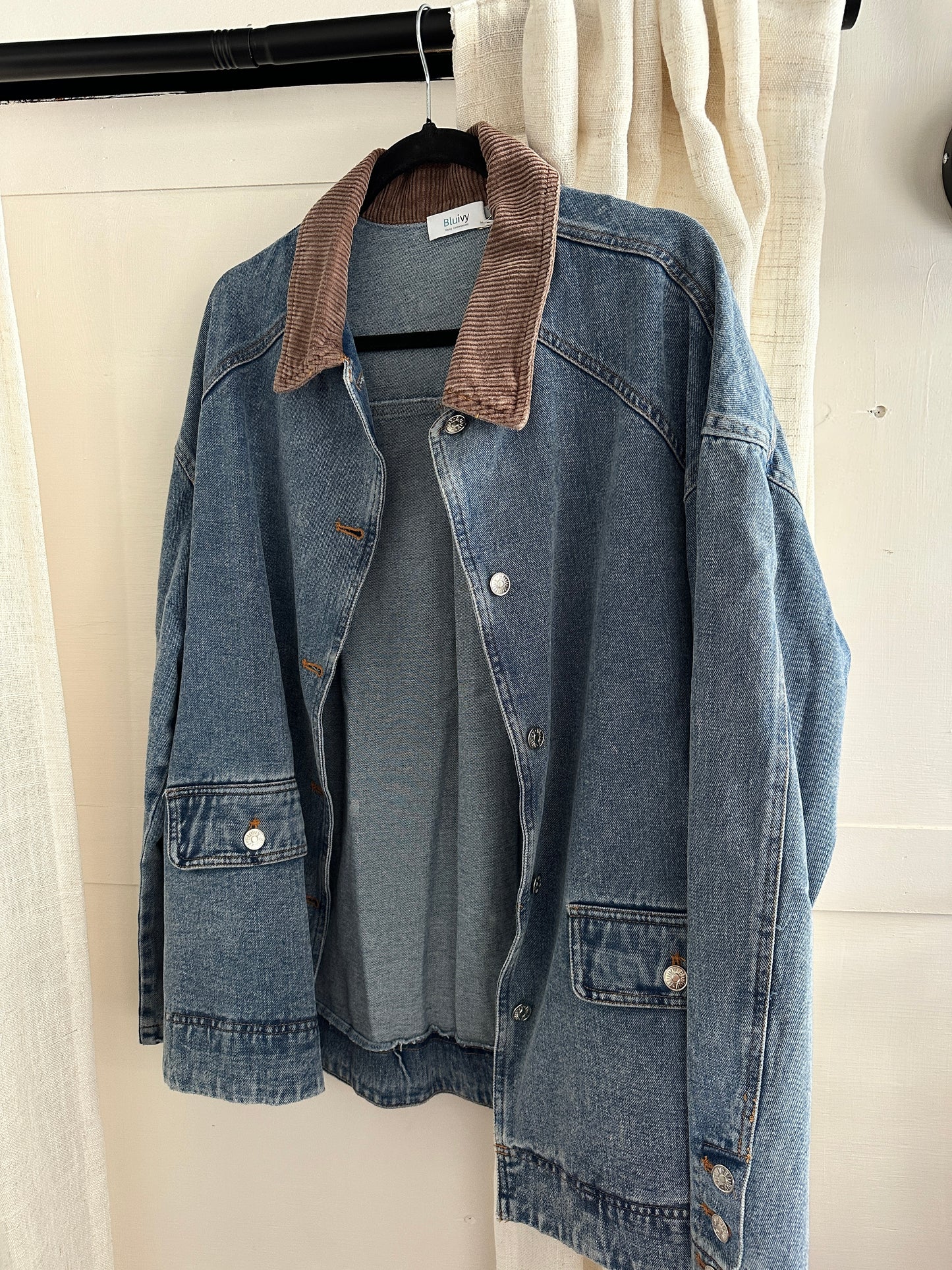 Denim & Corduroy Barn Coat