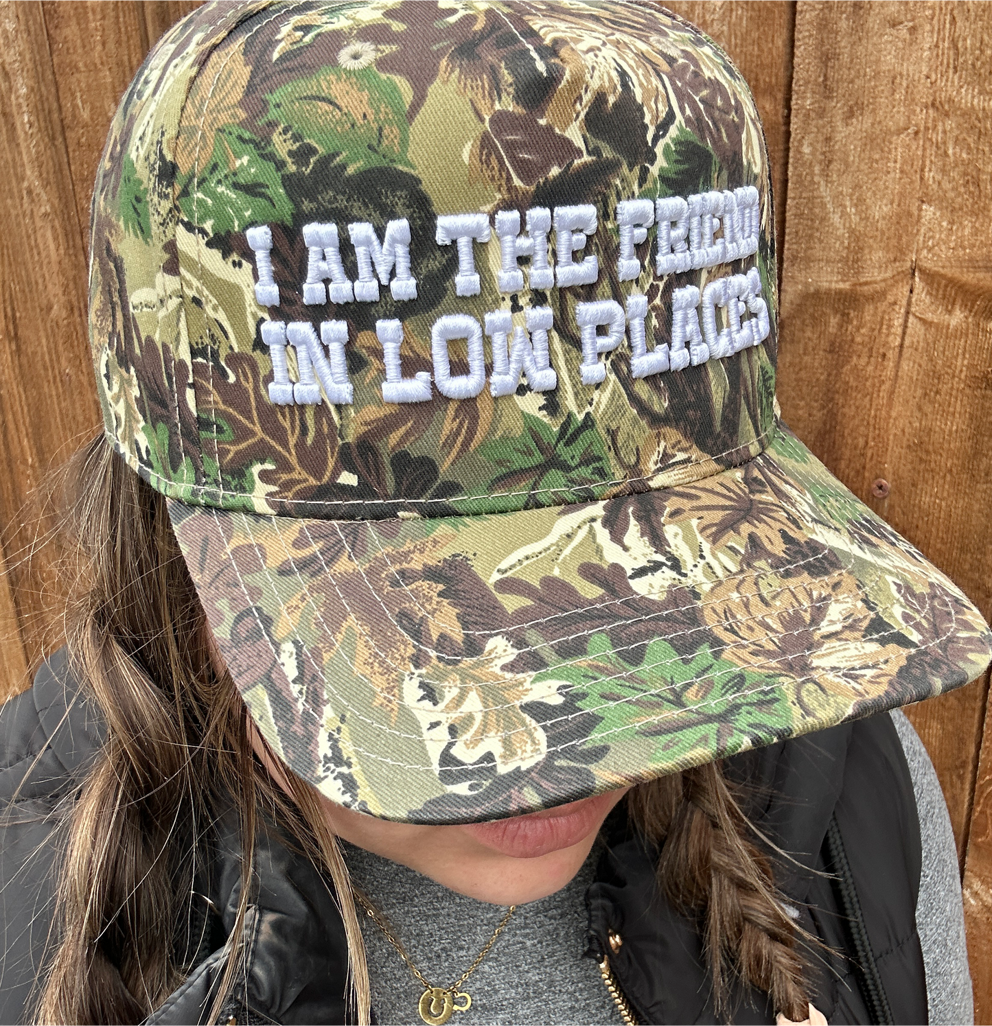low places trucker hat
