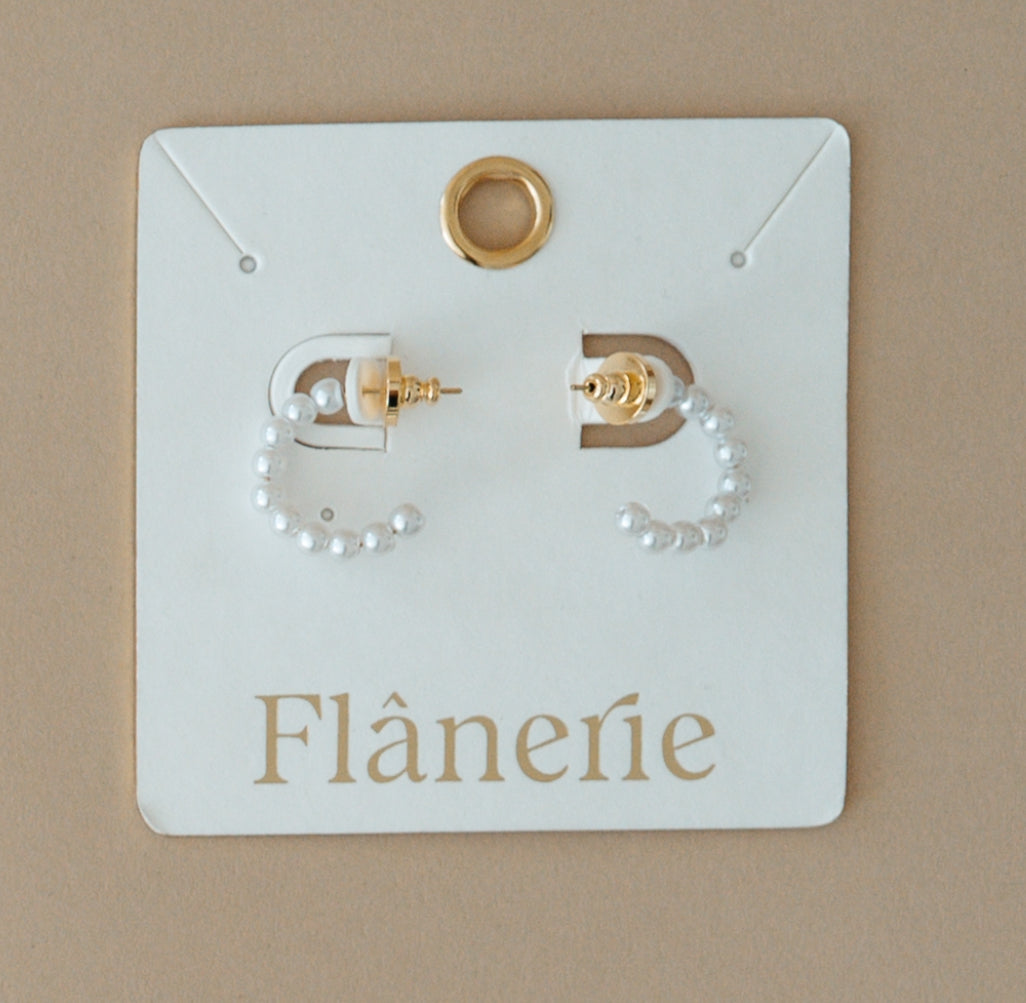 pearl hoops