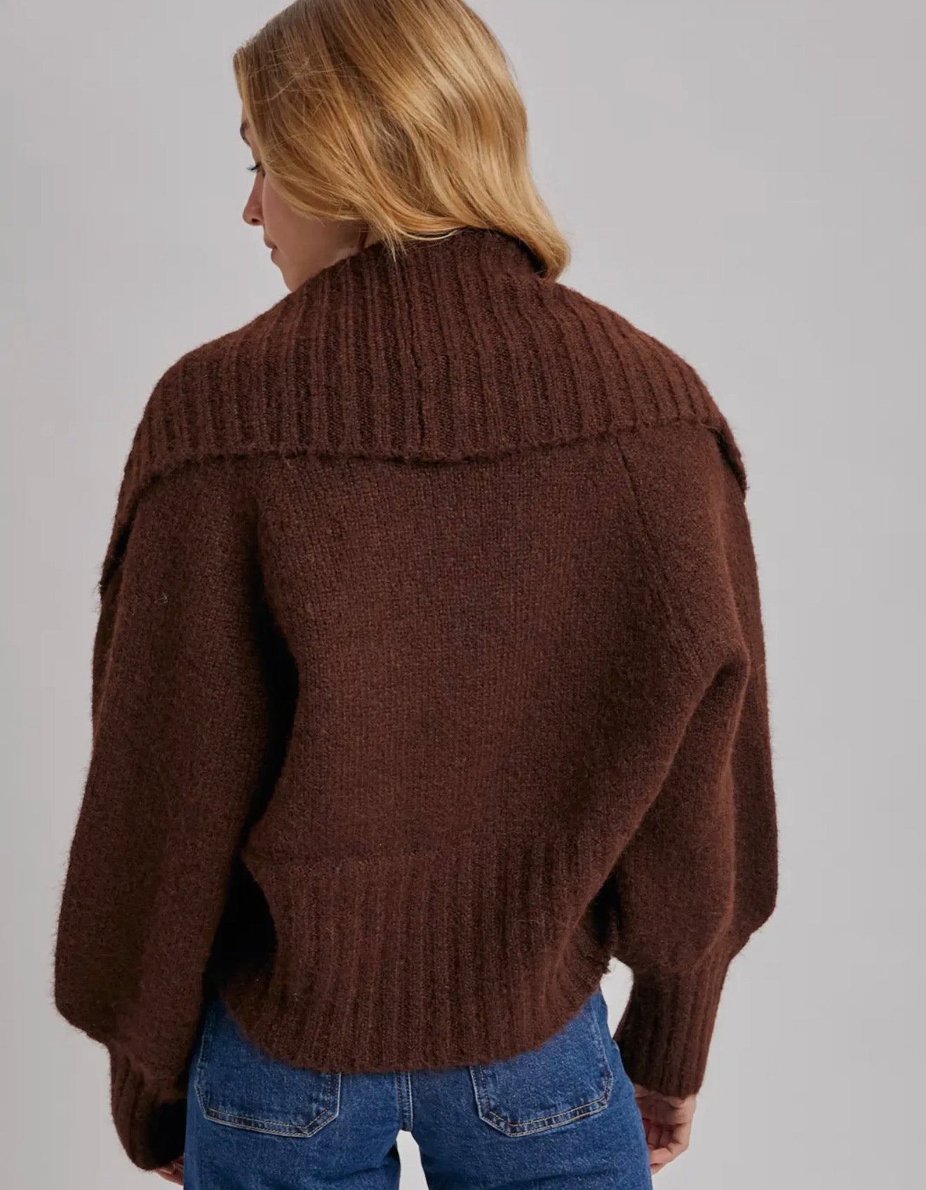 The cocoa cropped cardigan