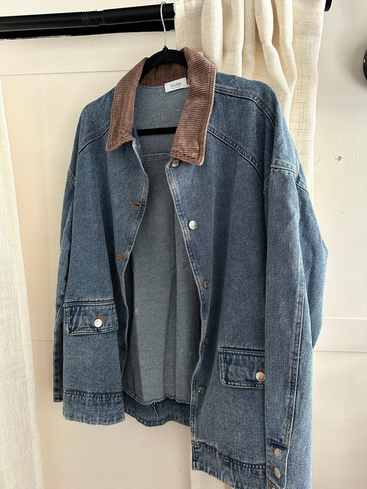 Denim & Corduroy Barn Coat