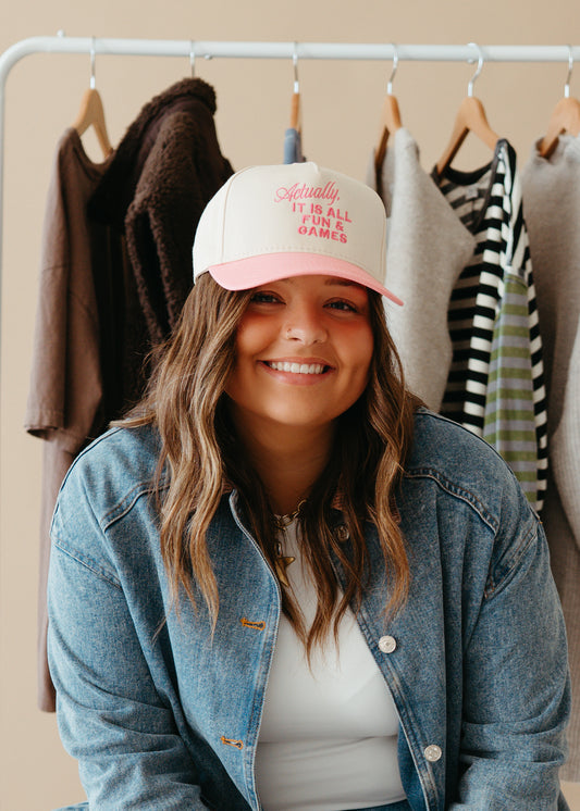 Fun & Games Pink Trucker
