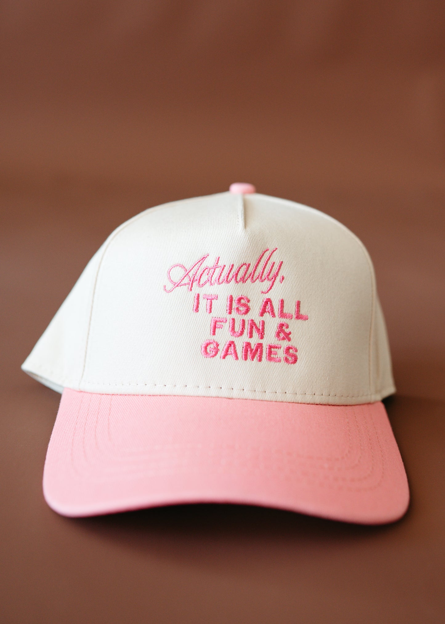 Fun & Games Pink Trucker
