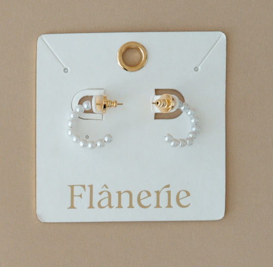 pearl hoops