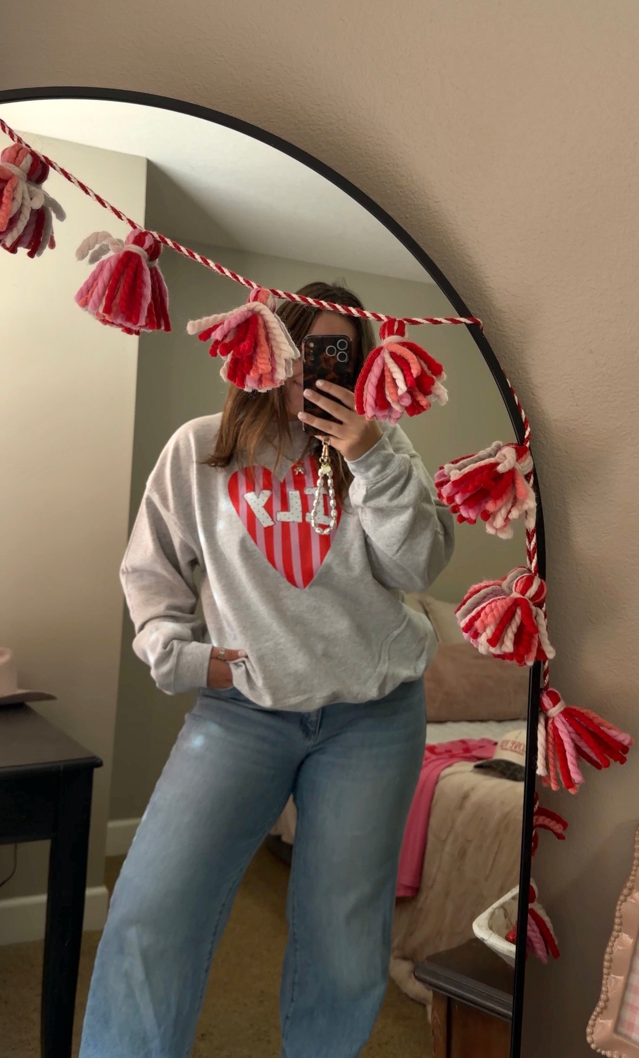 Be Mine ILY crewneck