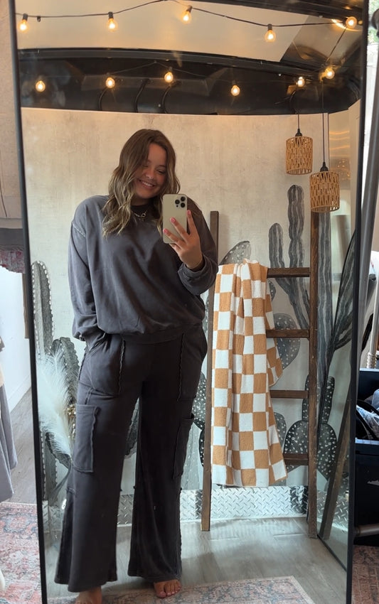 Mocha Cargo Sweats