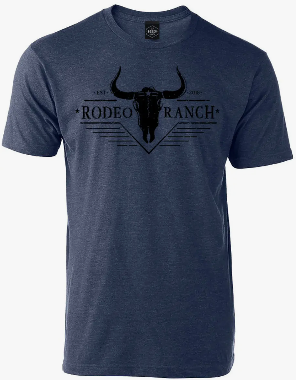 mens blue rodeo ranch tee